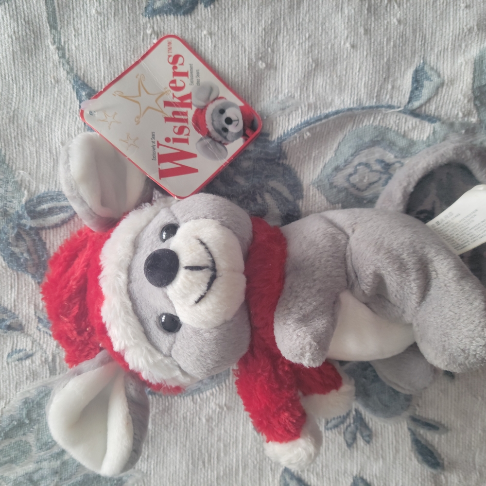 Sears 2001 Holiday Plushie – Wishkers The Mouse